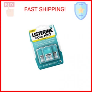 Listerine Cool Mint Pocketpaks Breath Strips Kills Bad Breath Germs, 24-Strip Pa - Picture 1 of 2