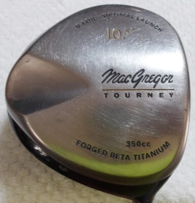 MACGREGOR V-FOIL TOURNEY 350CC FBT 10.5* DRIVER - MACGREGOR TBS GRAPHITE 53G - Image 1 of 4
