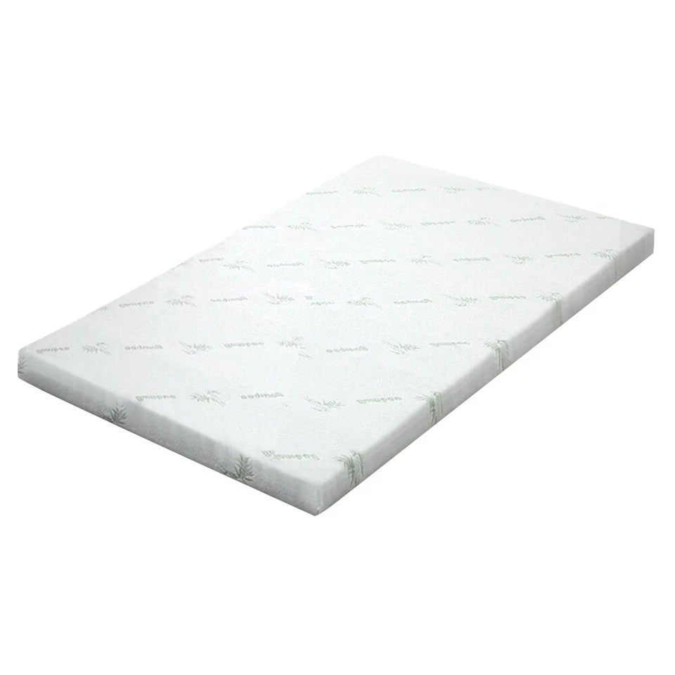 Giselle Bedding MATTRESS-TOP-C-GEL-8-S Gel Memory Foam, Single - White