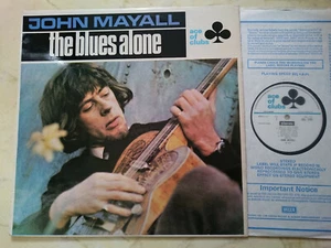 JOHN MAYALL The Blues Alone *UK DECCA ACE OF CLUBS VINYL LP 1967*NEAR MINT* - Foto 1 di 6