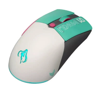 ASUS TX Gaming Mini Wireless/ Bluetooth/2.4GHZ Mouse Hatsune Miku 12000 DPI 65g - Image 1 of 4