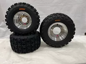 DWT Sunf A027 Wheels & Tires 23x8-11 Front 20x11-9 Rear Honda ATC 250R 350X 200X - Picture 1 of 7