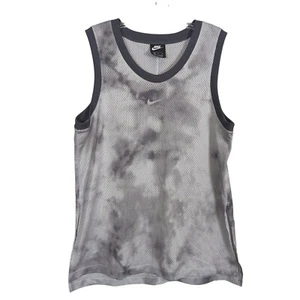 Camiseta sin mangas NIKE para mujer ropa deportiva icono choque gris humo ropa deportiva talla M - Imagen 1 de 13