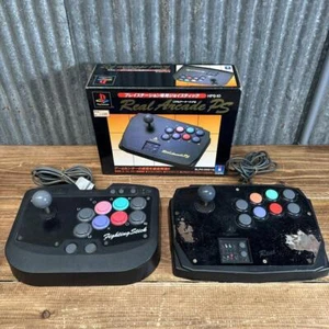 RARE Boxed Hori Real Arcade PS Fight Stick Playstation 1 PS1 PS2 controller pad - Picture 1 of 24