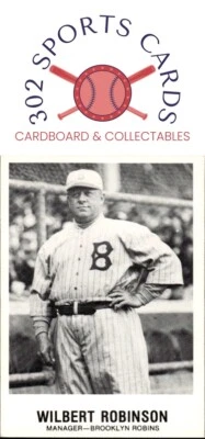 1977-84 Galasso Glossy Greats #162 Wilbert Robinson - Image 1 of 2