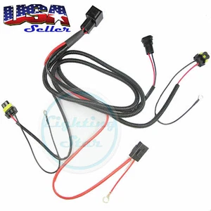 9005 9006 H10 9145 H7 H11 HID Conversion Kit Relay Wire Harness Adapter Wiring - Picture 1 of 5