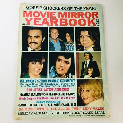 VTG Movie Mirror Yearbook January 1976 Sonny & Cher, Clint Eastwood, Diana Ross - Image 1 of 4
