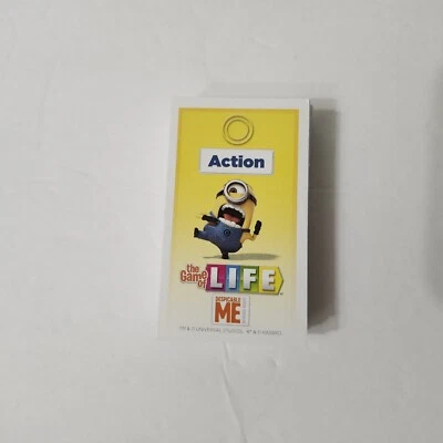 The Game of Life Despicable Me Minion 49 Action Cards 2014 Replacement Parts - Image 1 of 3