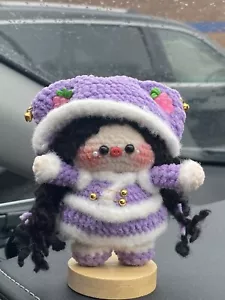 handmade crochet piggy Girl - Picture 1 of 2