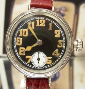 WW1 HERO SILVER ROLEX TRENCH WATCH LIEUT RIDLEY KIA + EFFECTS, PAPERS COLLECTION - Picture 1 of 17