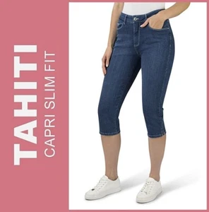 STOOKER TAHITI | Denim azul | CAPRI SLIM FIT 7/8 | Jeans vaqueros elásticos MUJER - Imagen 1 de 4