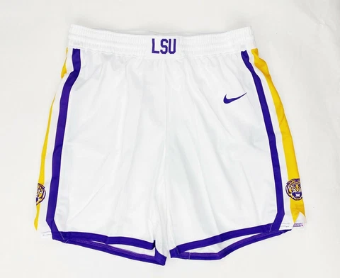 Nike Digital LSU Tigers Hyperelite Champ Basketball Short Men's L White CQ4303 Cover