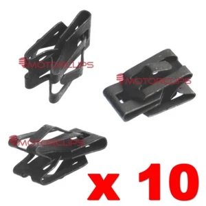 Boot Lid Tailgate Trim Panel Metal Clips Clamps For Ford Fiesta Focus C Max x 10 - Picture 1 of 4