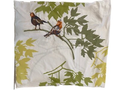 West Elm Green 100% Linen Euro Sham - 26” X 26” - Image 1 of 4