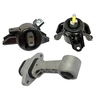 Juego de 3 piezas de motor y montaje de transmisión para Hyundai Accent Elantra Kia Forte Rio Foto 1 de 4