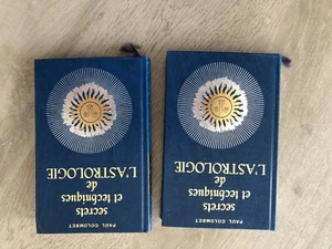 lot 2 livres secrets et techniques de l'astrologie tome 1&2 Paul COLOMBET - Imagen 1 de 7