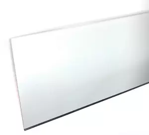 12" X 24" ⅛” Acrylic Plastic Mirror Sheet with Finished Polished Edges by (2) - Picture 1 of 2
