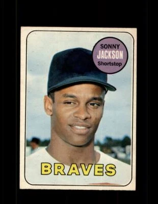 1969 SONNY JACKSON OPC #53 O-PEE-CHEE BRAVES *G6314 - Image 1 of 2