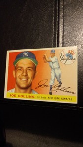 1955 Topps #63 Joe Collins - New York Yankees. Very Good Condition