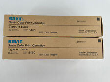 2 Savin Color Print Cartridge Type R1 Black 5460 EDP Code 888348