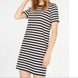 Neu mit Etikett Michael Kors Hemdblusenkleid weiß/schwarz gestreift Größe XL - Bild 1 von 11