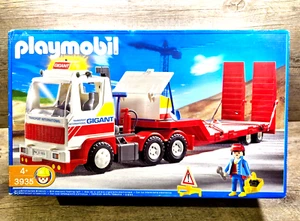 Playmobil ® Giant Low Loader with Trailer 3935 Truck Lorry NEW NEW Original Packaging - Picture 1 of 4