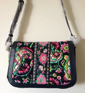 Vera Bradley Crosstown Crossbody Blütenblatt Paisley - Neu mit Etikett - Bild 1 von 3