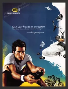 Best Buy Gadget Ninja ""Own Your Friends"" década de 2000 anuncio impreso 2005 - Imagen 1 de 1