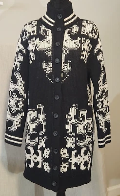 Red Valentino Wool ButtonUp Sweater Size XS Coat Cardigan Italy Luxury Designer  - Image 1 of 4