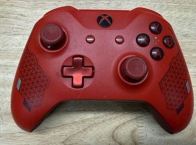 Mando Inalámbrico Microsoft Sport Rojo Edición Especial 1708 Xbox One Funcionando Foto 1 de 4