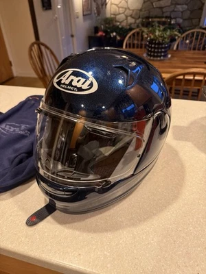 Casco de moto Aria Signet Q azul talla mediana Foto 1 de 4