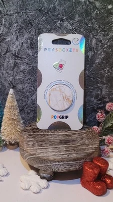 PopSocket PopGrip for MagSafe Magnetic Phone Grip and Stand -gold lutz marble - Image 1 of 4