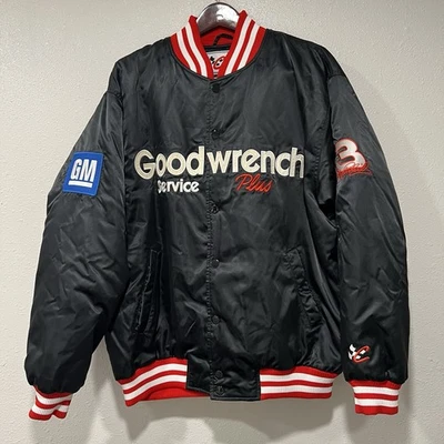 Chaqueta De Colección NASCAR Dale Earnhardt Satén Grial Goodwrench Talla Grande Años 90’s GM 3 Foto 1 de 4