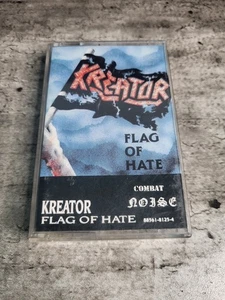 Kreator Flag Of Hate Cassette Tape ( Combat Noise 1986) Tested - Picture 1 of 5