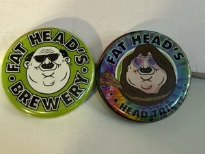 FAT HEAD’S BREWERY COLLECTORS PIN SET OF 2 PINS - F.H. Brewery & F.H. Head Trip - Picture 1 of 12