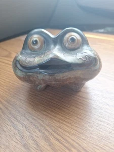 California pottery vintage Toad frog bank - Picture 1 of 3