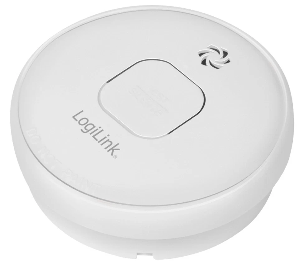 LogiLink SC0016 Rauchwarnmelder inkl. 10 Jahres-Batterie batteriebetrieben