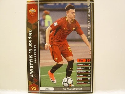 Panini WCCF 2017-18 Stephan EL Shaarawy 1992 Italy　No.92 AS Roma Serie A FW #126 - Image 1 of 4