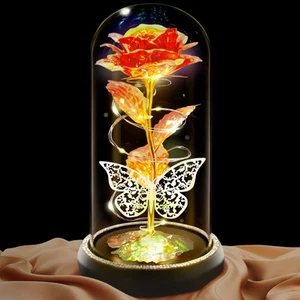 Birthday Day Rose Gifts for Women, Preserved Flowers Rose Gift for Mom, LED L... - Picture 1 of 7