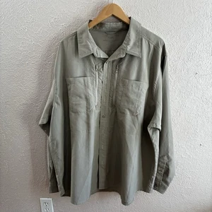 Camisa 5.11 Tactical Traverse Manga Larga Botón Delantero Trabajo Bronceado 3XL - Imagen 1 de 9