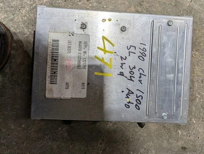 🚘 1990 C1500 ECM ENGINE CONTROL MODULE COMPUTER PCM ECU POWER UNIT TESTED ASDU - Image 1 of 3