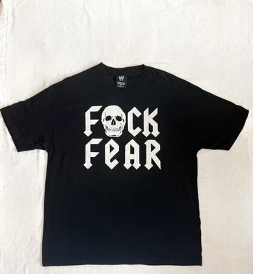 Camisa De Colección Y2K 2003 Stone Cold Steve Austin F**k Fear Drink Beer XL WWE WWF Foto 1 de 4