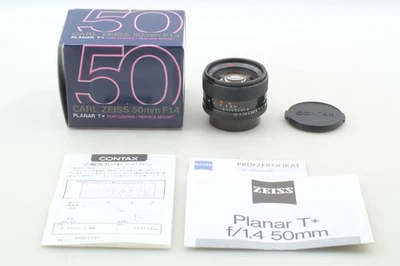 [Top MINT in Box] Contax Carl Zeiss Planar 50mm F1.4 Lens MMJ C/Y From JAPAN - Image 1 of 4