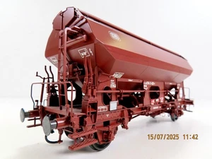 (0MIS79) GEBAUER Spur 0 Selbstentladewagen Tdgs-z der DB, MESSING, VP - Picture 1 of 10