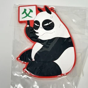 Ranma 1/2 Genma Saotome Panda Large Rubber Strap Keychain Canaria Rumiko - Picture 1 of 5