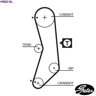 TIMING BELT 5544XS FOR FIAT SEICENTO/600/Hatchback/Van UNO PALIO CINQUECENTO Y - Image 1 of 4