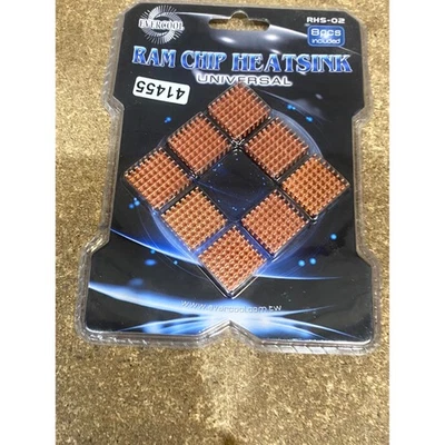 EverCool RHS-02 Aluminum RAM Chipset Heatsinks Universal (Pack of 8) - Image 1 of 4