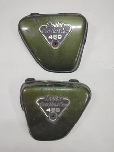 Cubiertas laterales derecho e izquierdo Honda CL450 1969-1972 purificador de aire - Imagen 1 de 7
