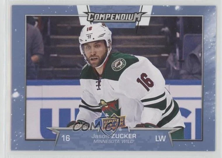 2017-18 Upper Deck Compendium Blue Jason Zucker #431 - Image 1 of 2