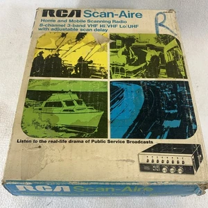 Vintage 1970's RCA Scan-Aire model 16S300 Home & Mobile scanning radio NOS - Picture 1 of 12